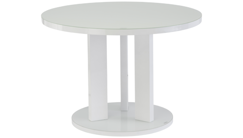 Round Dining Table in White