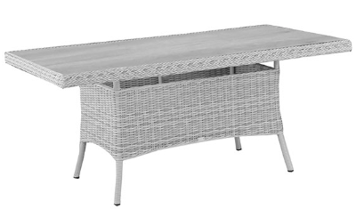 Rectangular Dining Table with Oak Top 