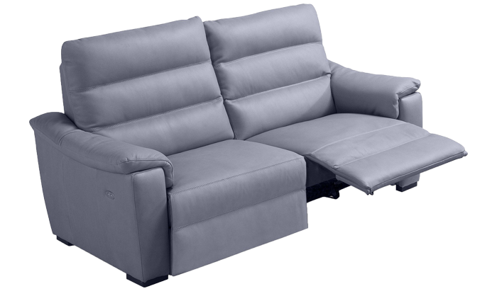2 Seater Sofa with 1 Recliner