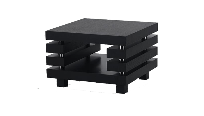 Blox Black Lamp Table