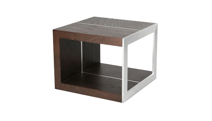 Dark Elm Lamp Table 2