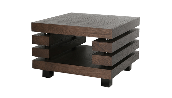 Dark Elm Lamp Table