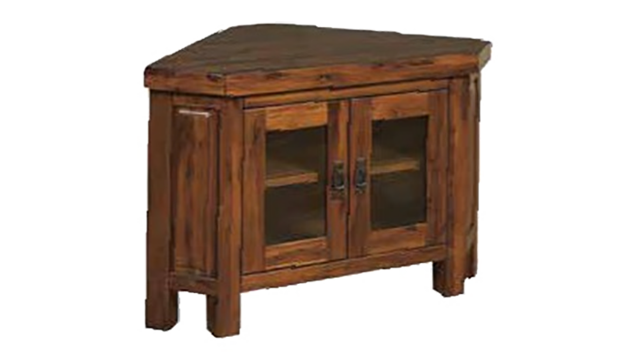 TV Cabinet with Glass Doors