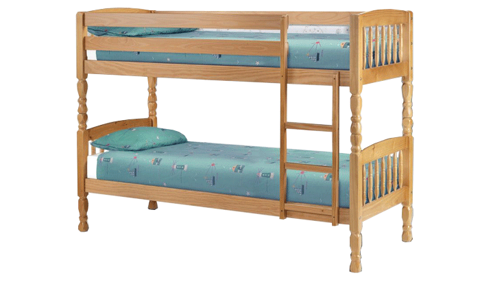 Spindle Pine 3ft Bunk Bed
